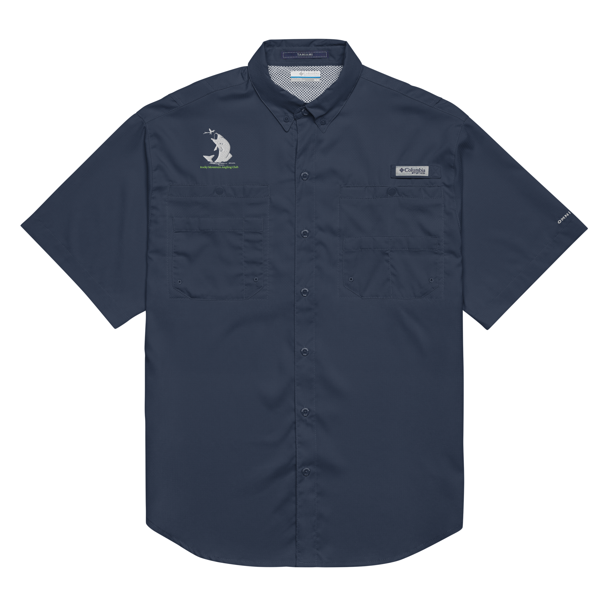 mens-columbia-short-sleeve-button-shirt-collegiate-navy-front-69602cd0f39c0.png